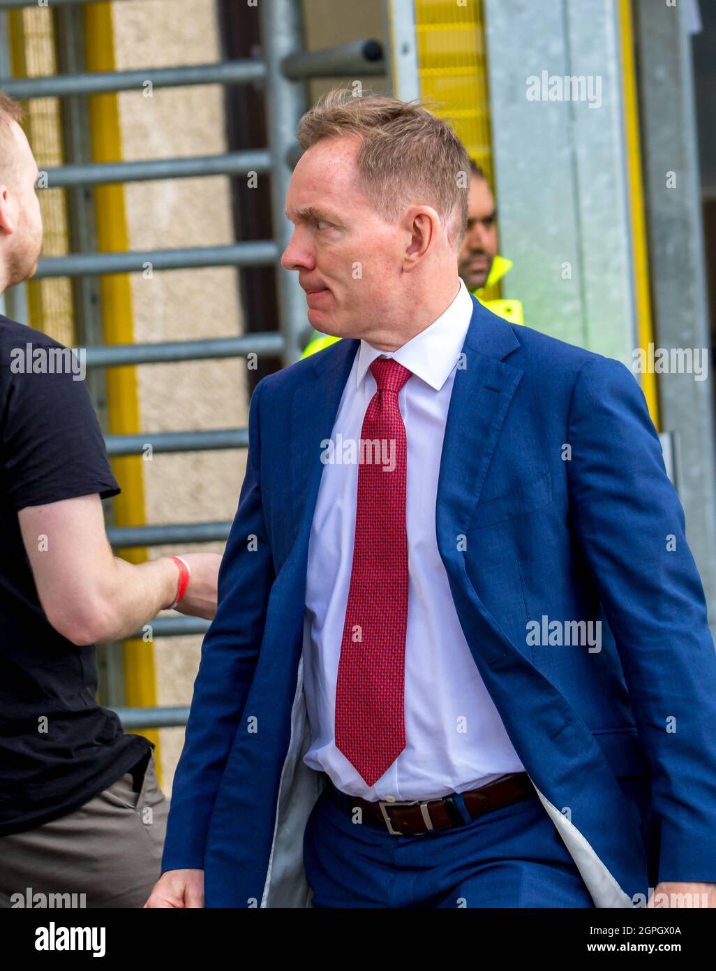 Brighton, Sussex, Großbritannien. September 2021. Delegierte und Parteimitglieder nehmen an der Labour Party Konferenz Teil. Kredit: Newspics UK South/Alamy Live Nachrichten Stockfoto