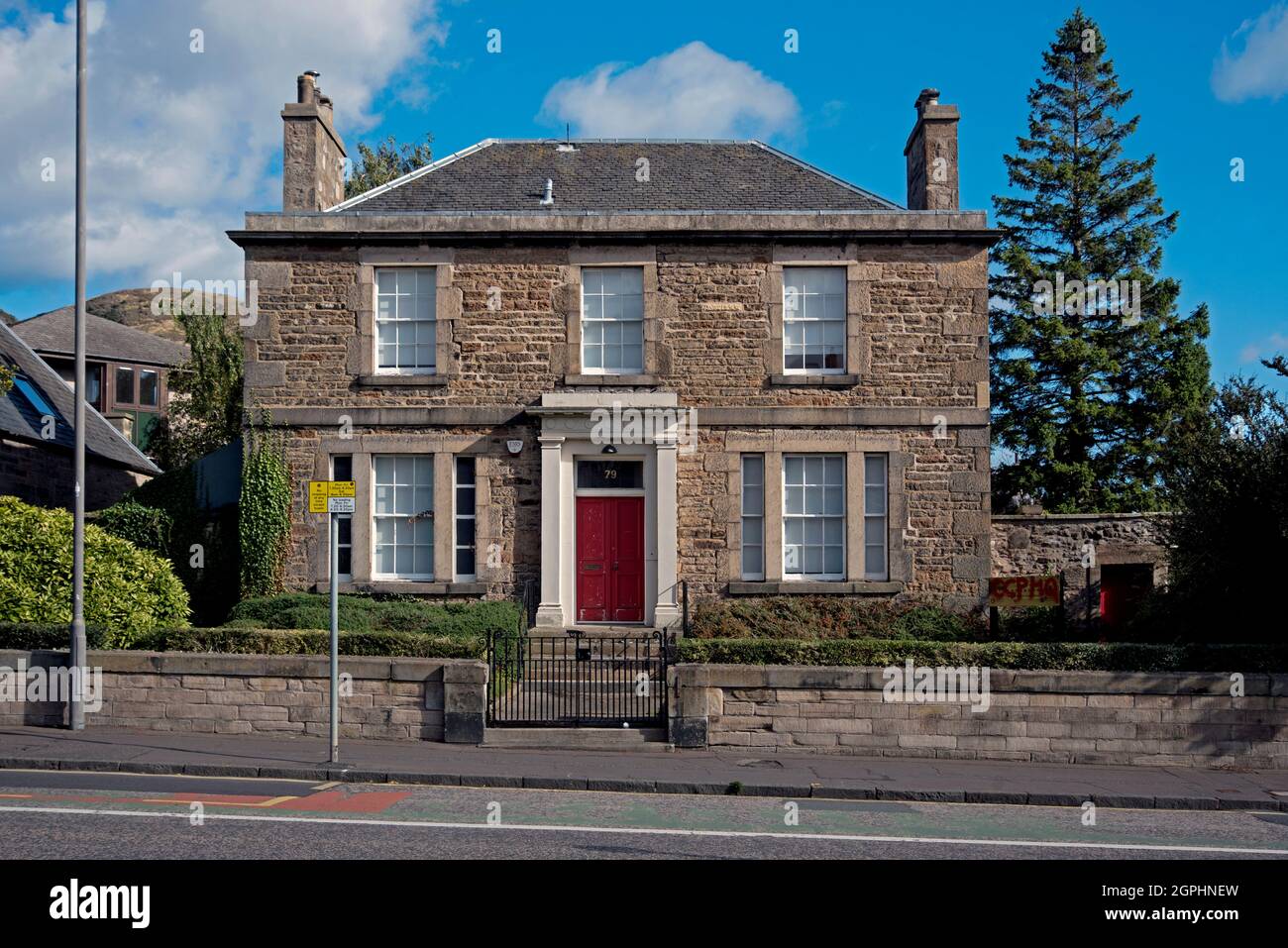 Das Konfuzius-Institut für Schottland der Universität Edinburgh an der Dalkeith Road, Edinburgh, Schottland, Großbritannien. Stockfoto