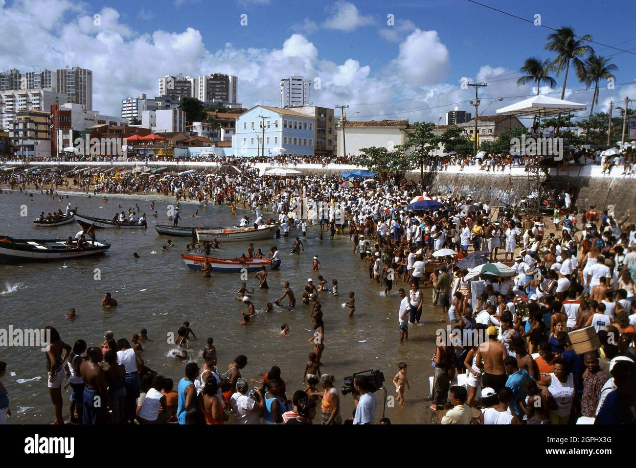 Festa de Yemanja , Bahia, Brasilien Stockfoto