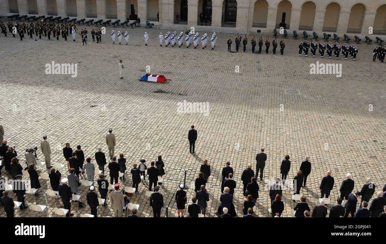 Paris, Frankreich, den 29. september 2021, französische nationale Hommage an den Obergefreiten Maxime Blasco, François Loock/Alamy Stockfoto