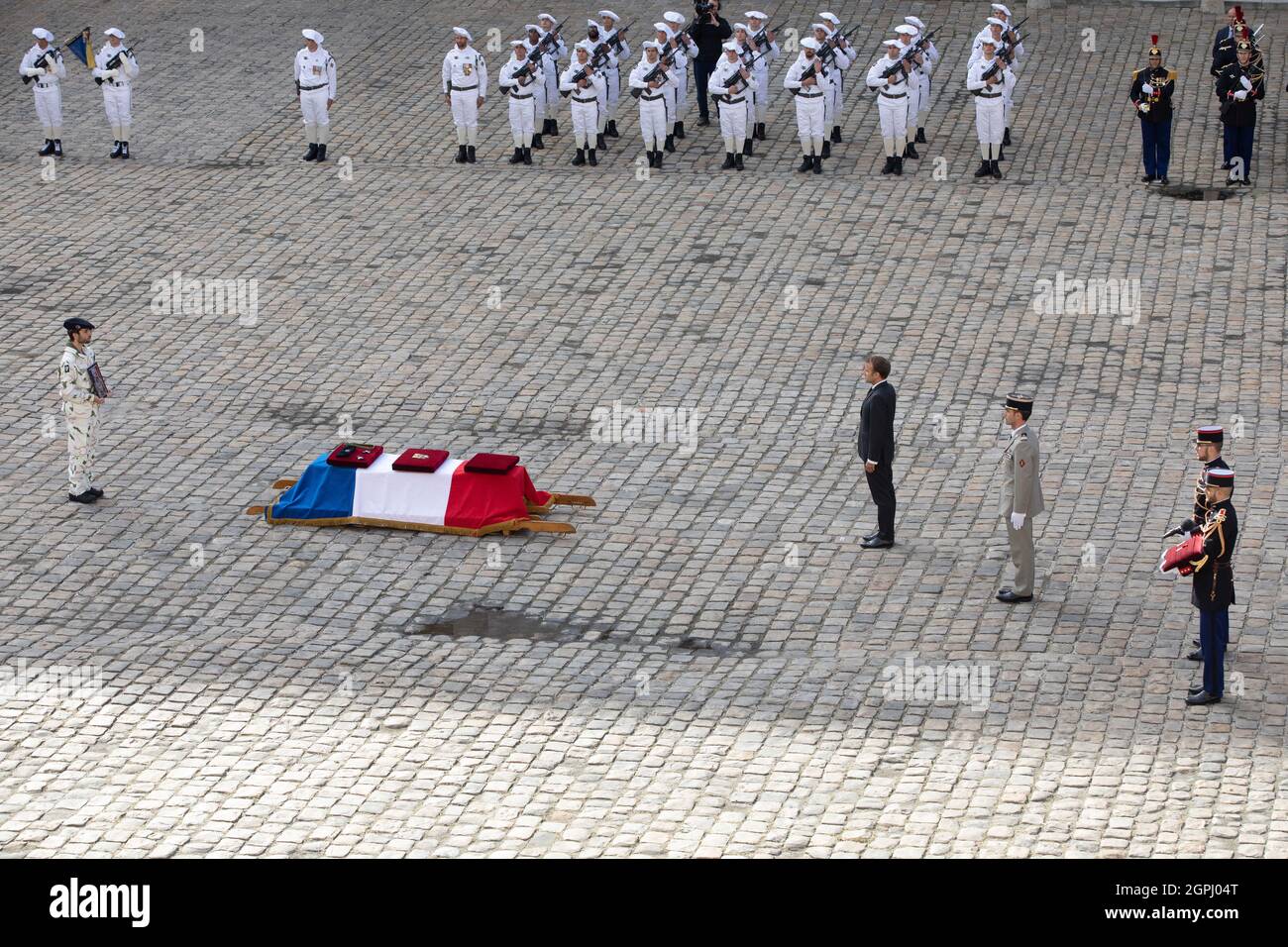 Paris, Frankreich, den 29. september 2021, französische nationale Hommage an den Obergefreiten Maxime Blasco, François Loock/Alamy Stockfoto