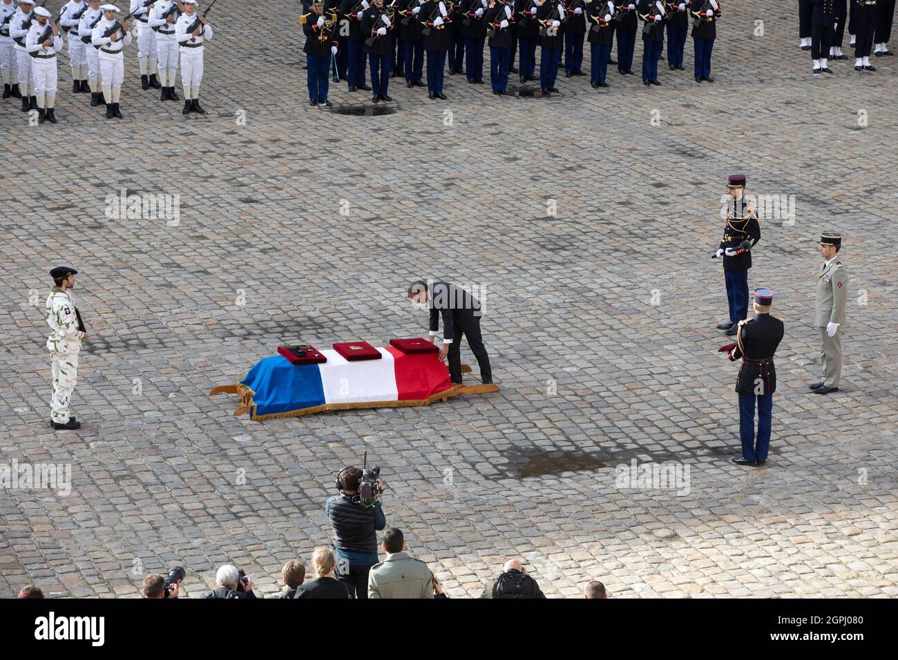 Paris, Frankreich, den 29. september 2021, französische nationale Hommage an den Obergefreiten Maxime Blasco, François Loock/Alamy Stockfoto