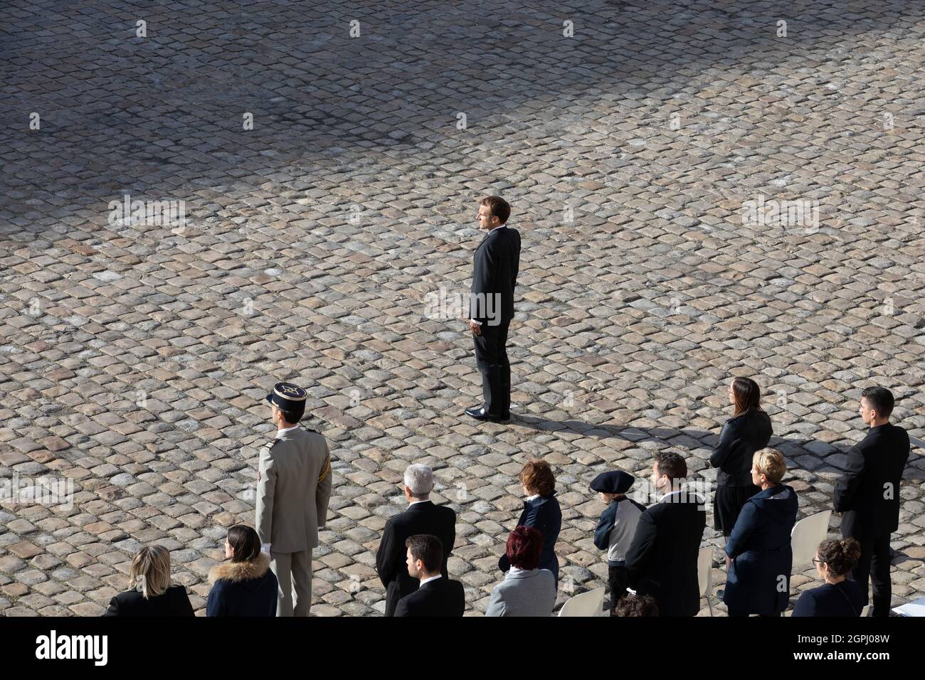 Paris, Frankreich, den 29. september 2021, französische nationale Hommage an den Obergefreiten Maxime Blasco, François Loock/Alamy Stockfoto