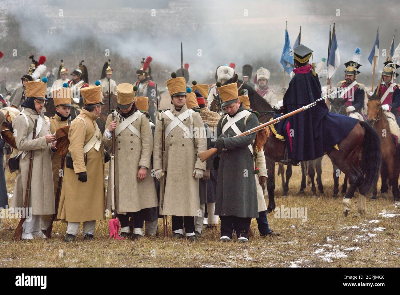 Borissow, Weißrussland 25. November 2018 Historischer Wiederaufbau