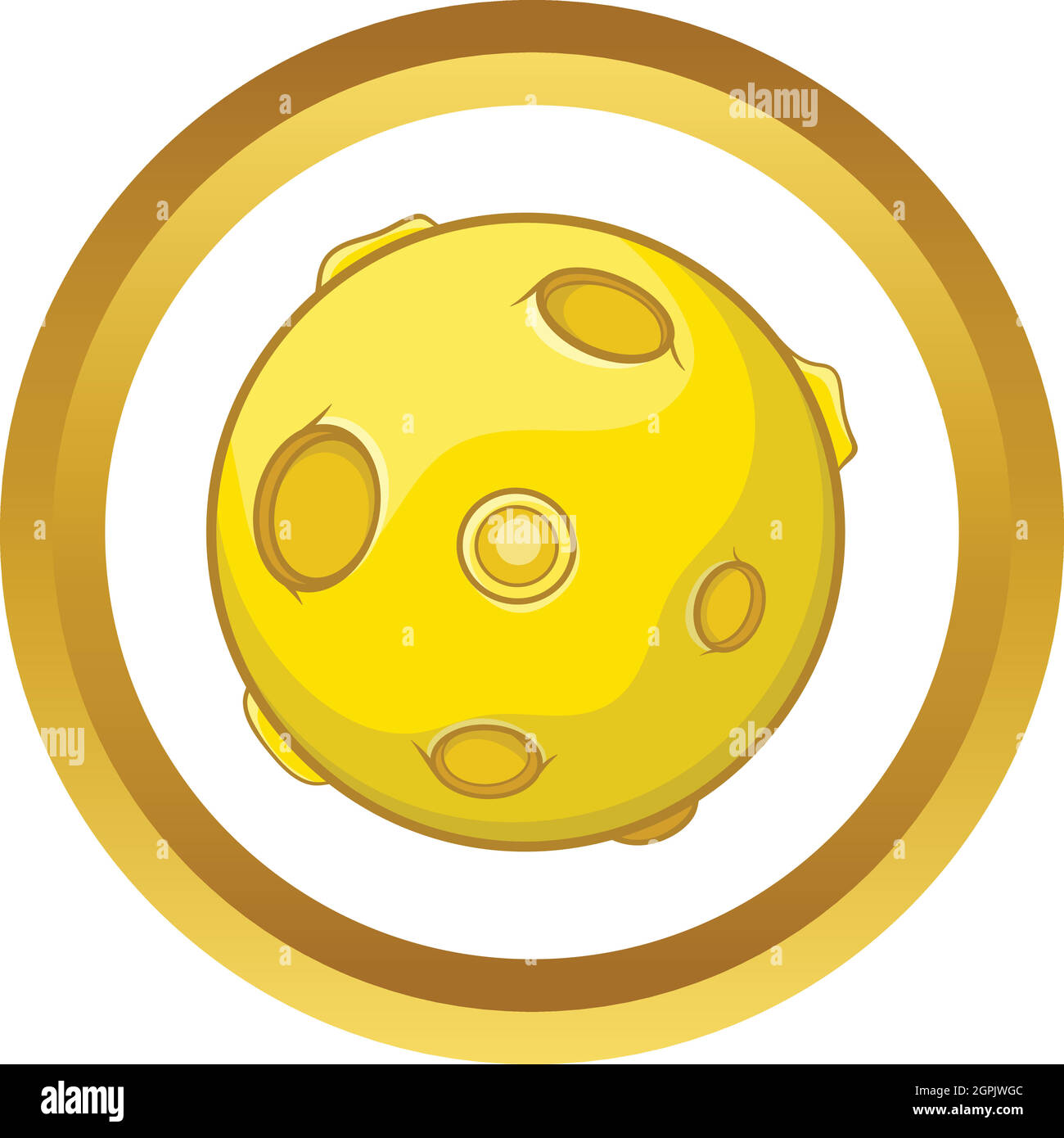 Mond-Vektor-Symbol Stock Vektor