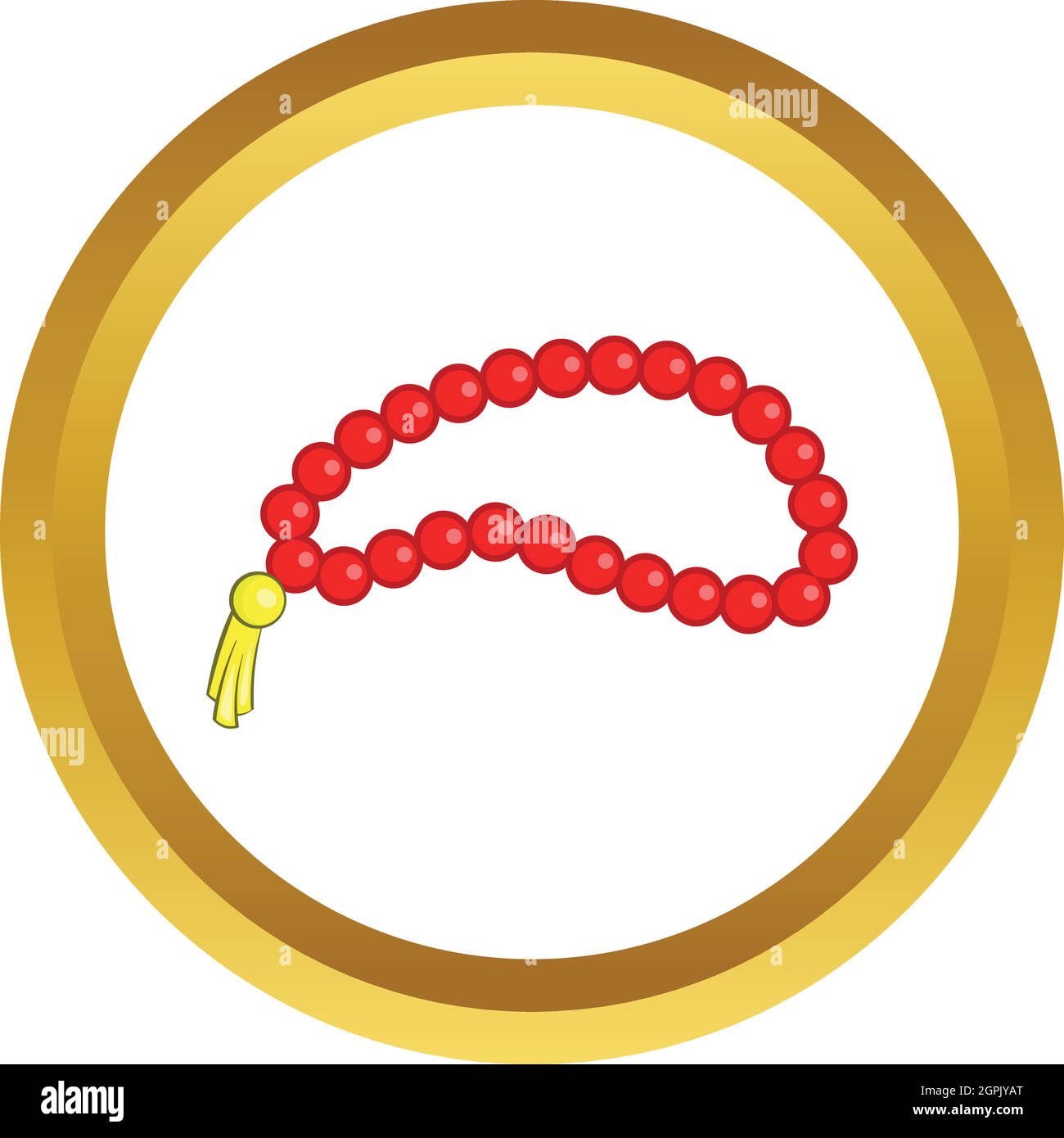 Perlen Vektor icon Stock Vektor