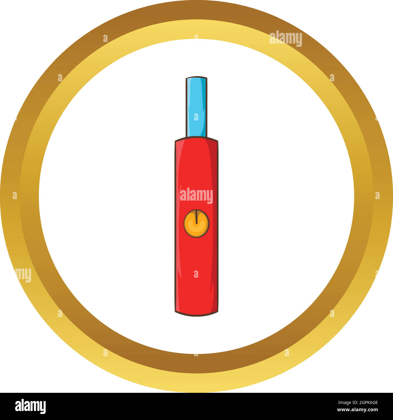 Elektronische Zigarette Vektor icon Stock Vektor