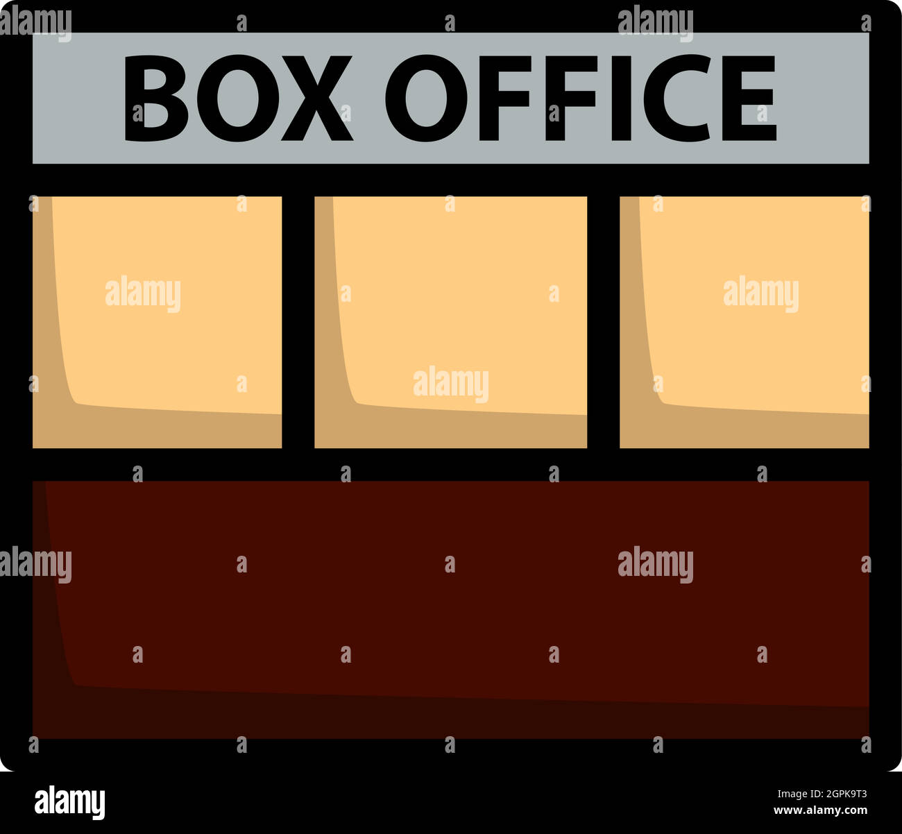 Symbol „Box Office“ Stock Vektor