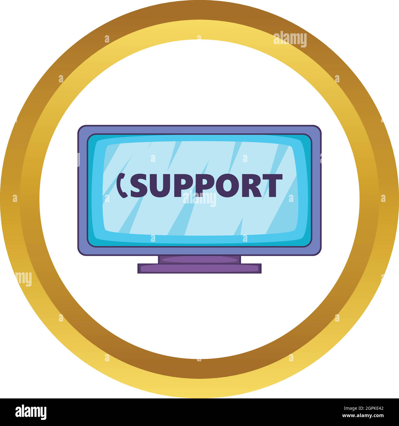 Support-Vektor-Symbol Stock Vektor