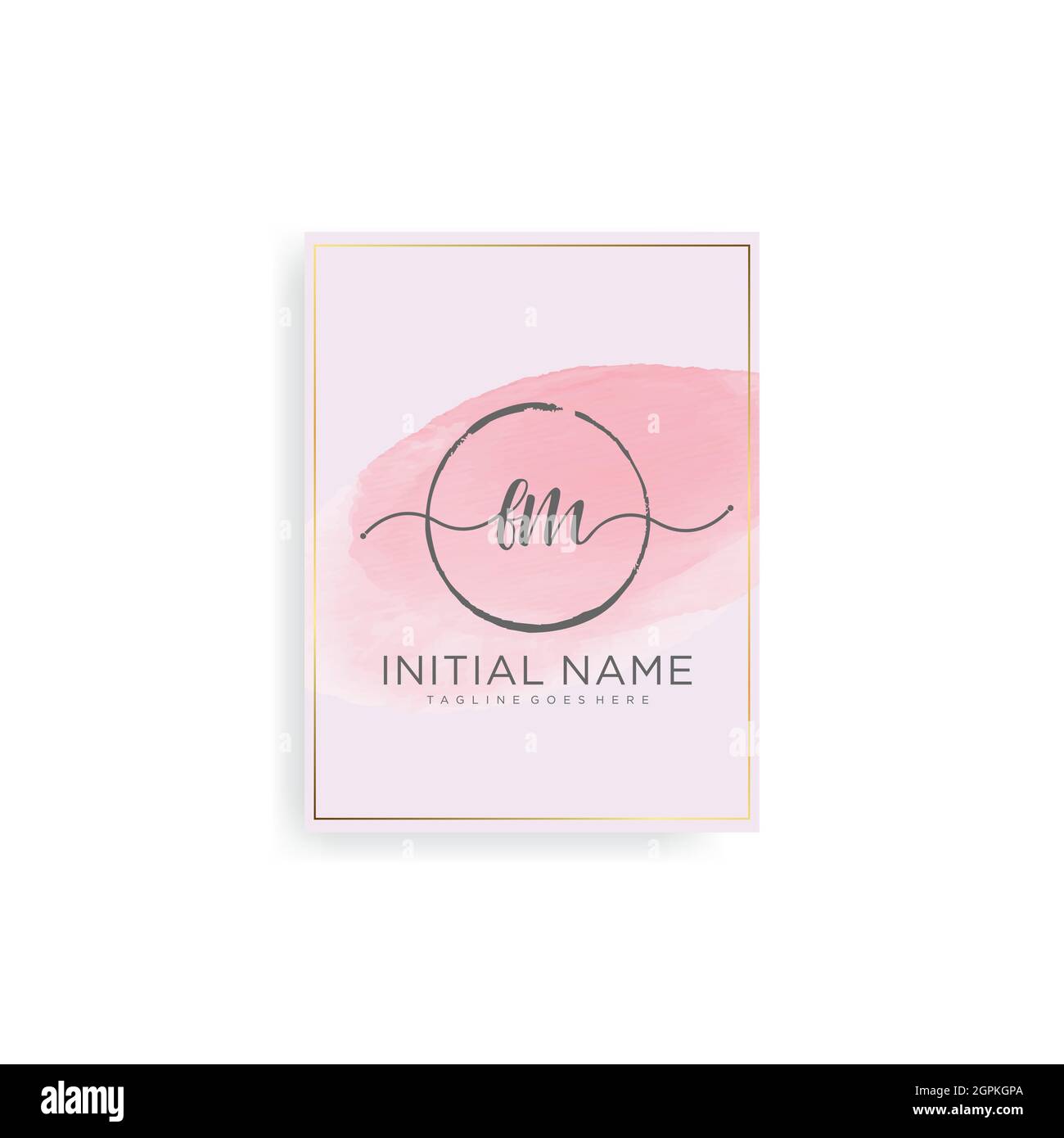 Buchstaben Initial mit Royal Template.elegant mit Krone Logo Vektor, Kreative Schriftzug Logo Vektor Illustration. Stock Vektor