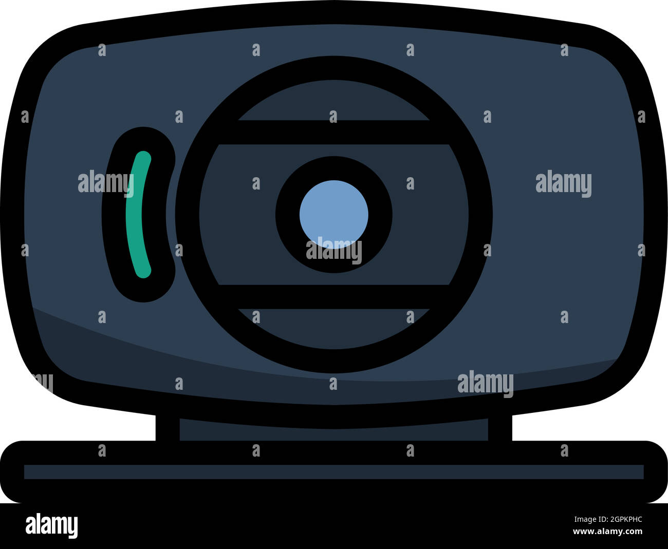 Webcam-Symbol Stock Vektor