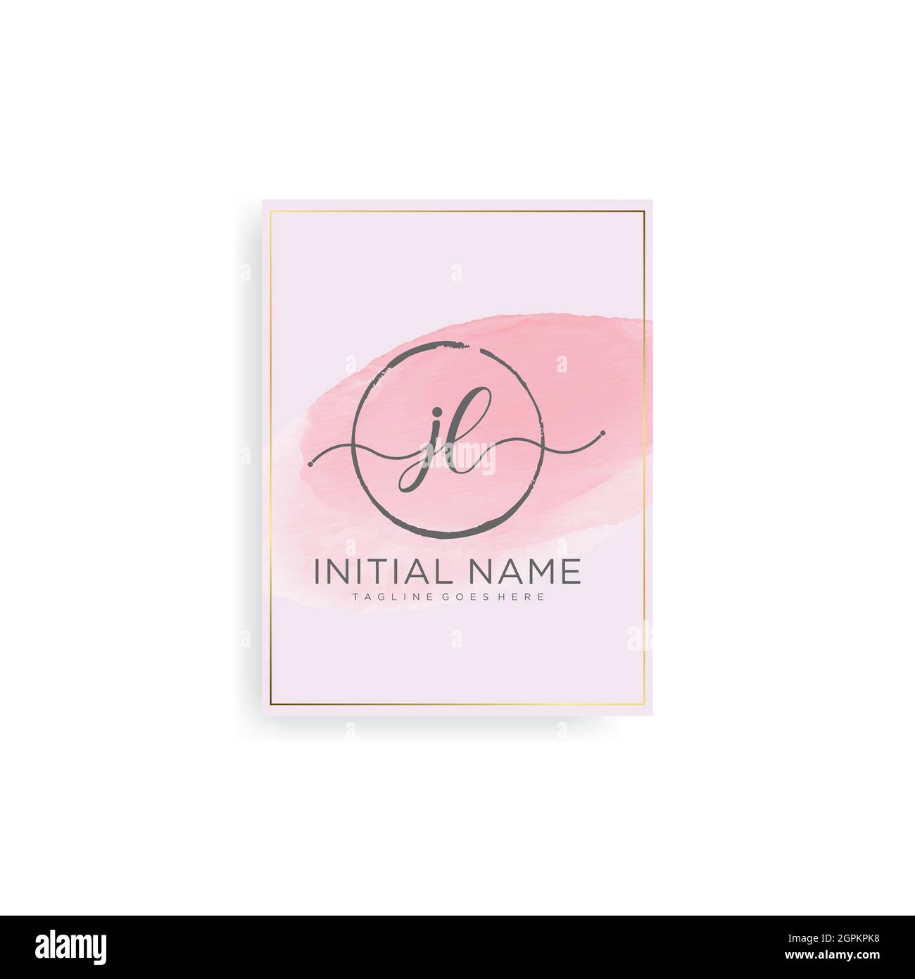 Buchstaben Initial mit Royal Template.elegant mit Krone Logo Vektor, Kreative Schriftzug Logo Vektor Illustration. Stock Vektor