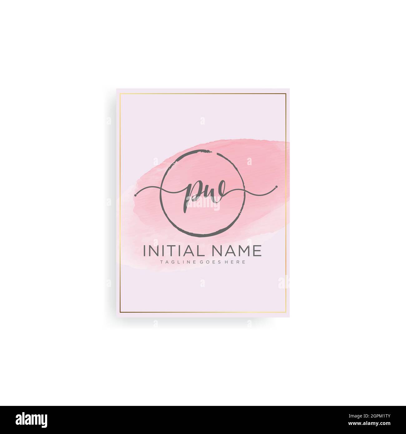 Buchstaben Initial mit Royal Template.elegant mit Krone Logo Vektor, Kreative Schriftzug Logo Vektor Illustration. Stock Vektor