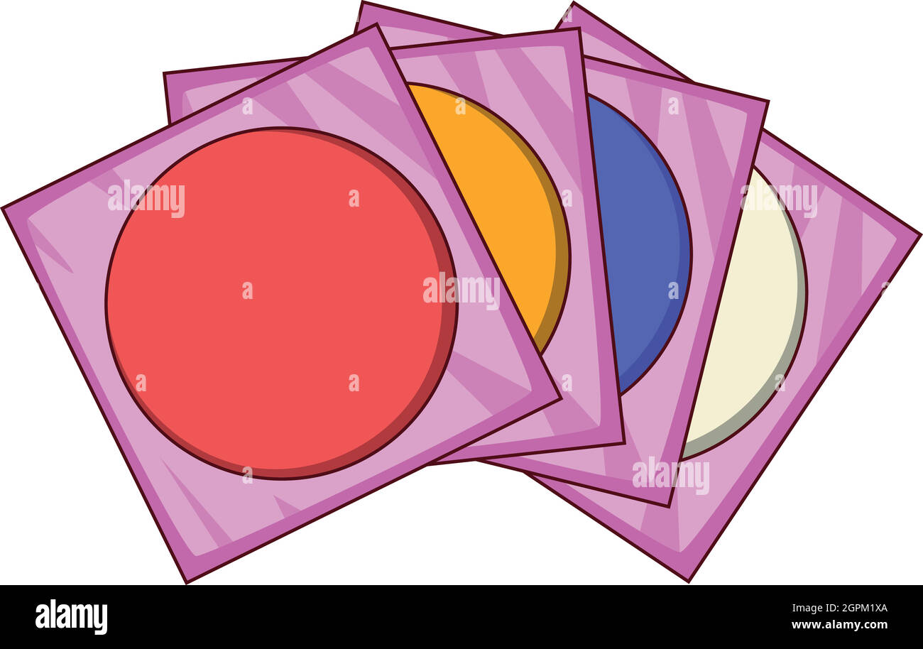 CD-Symbol, Cartoon Stil Stock Vektor