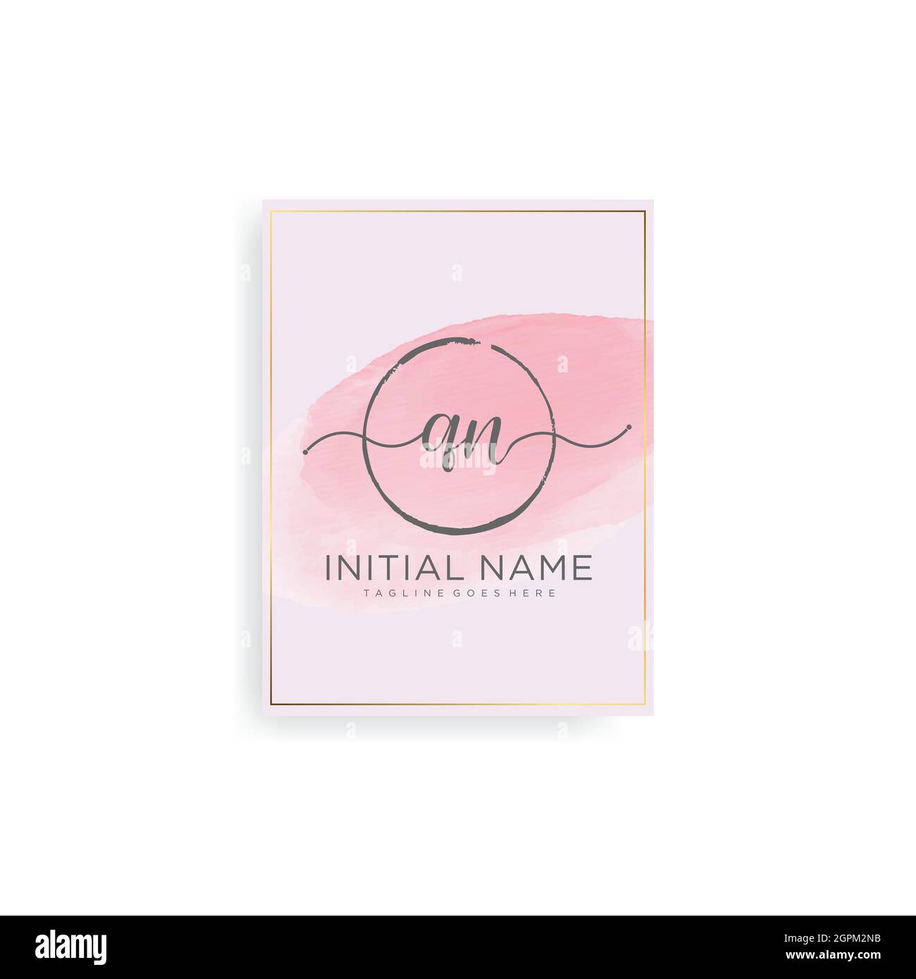 Buchstaben Initial mit Royal Template.elegant mit Krone Logo Vektor, Kreative Schriftzug Logo Vektor Illustration. Stock Vektor