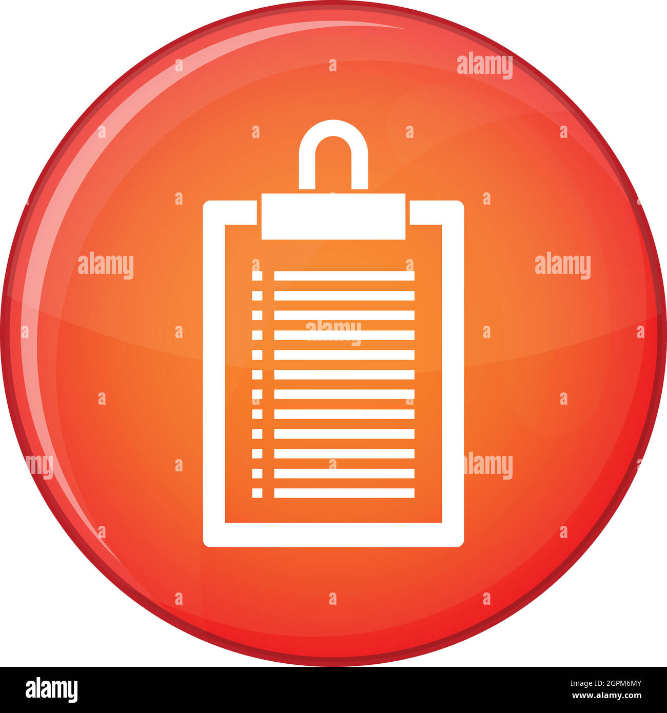 Plan Dokumentsymbol, flachen Stil Stock Vektor