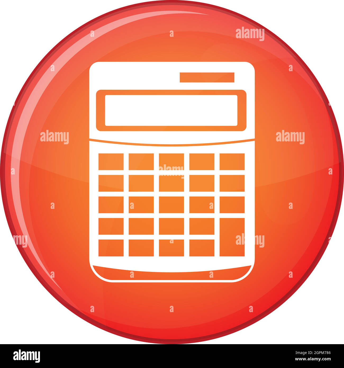 Rechnersymbol, flachen Stil Stock Vektor