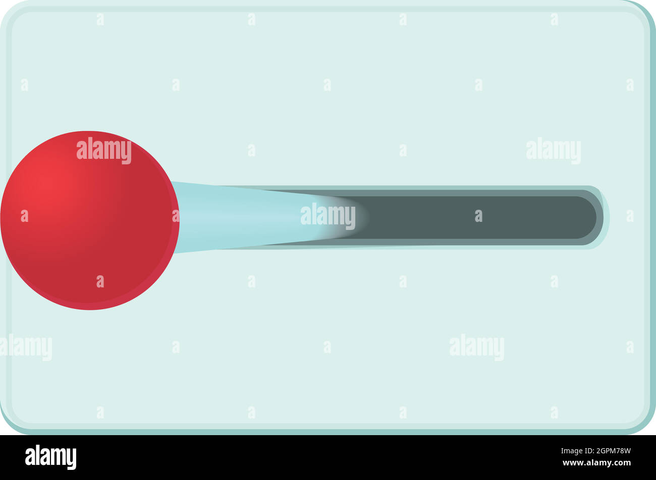 Hebel des Aufnahme-Symbol, Cartoon-Stil Stock Vektor