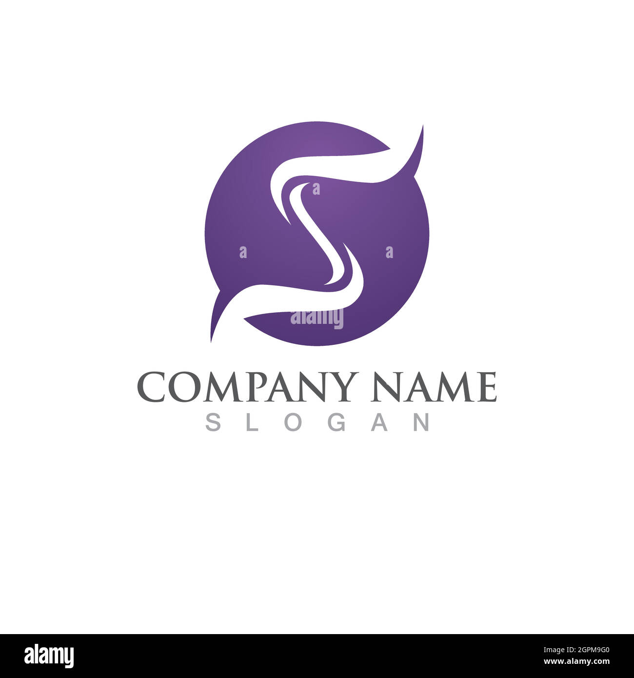 Firmenlogo des S-Buchstabens Stock Vektor