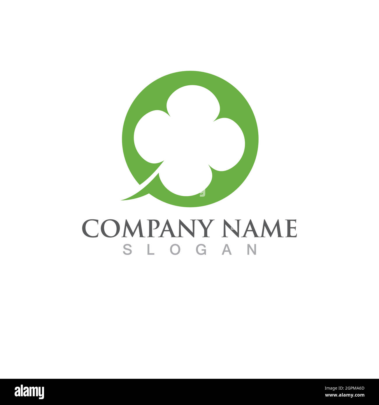 Logos der grünen Baum Blatt Ökologie Stock Vektor