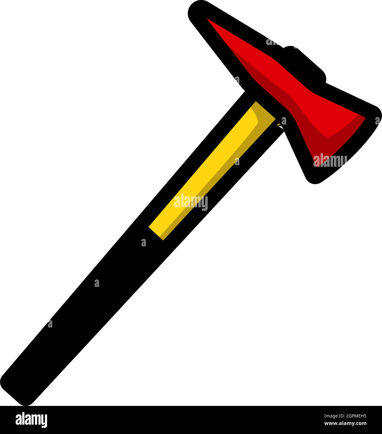 Symbol „Feuer-Axt“ Stock Vektor