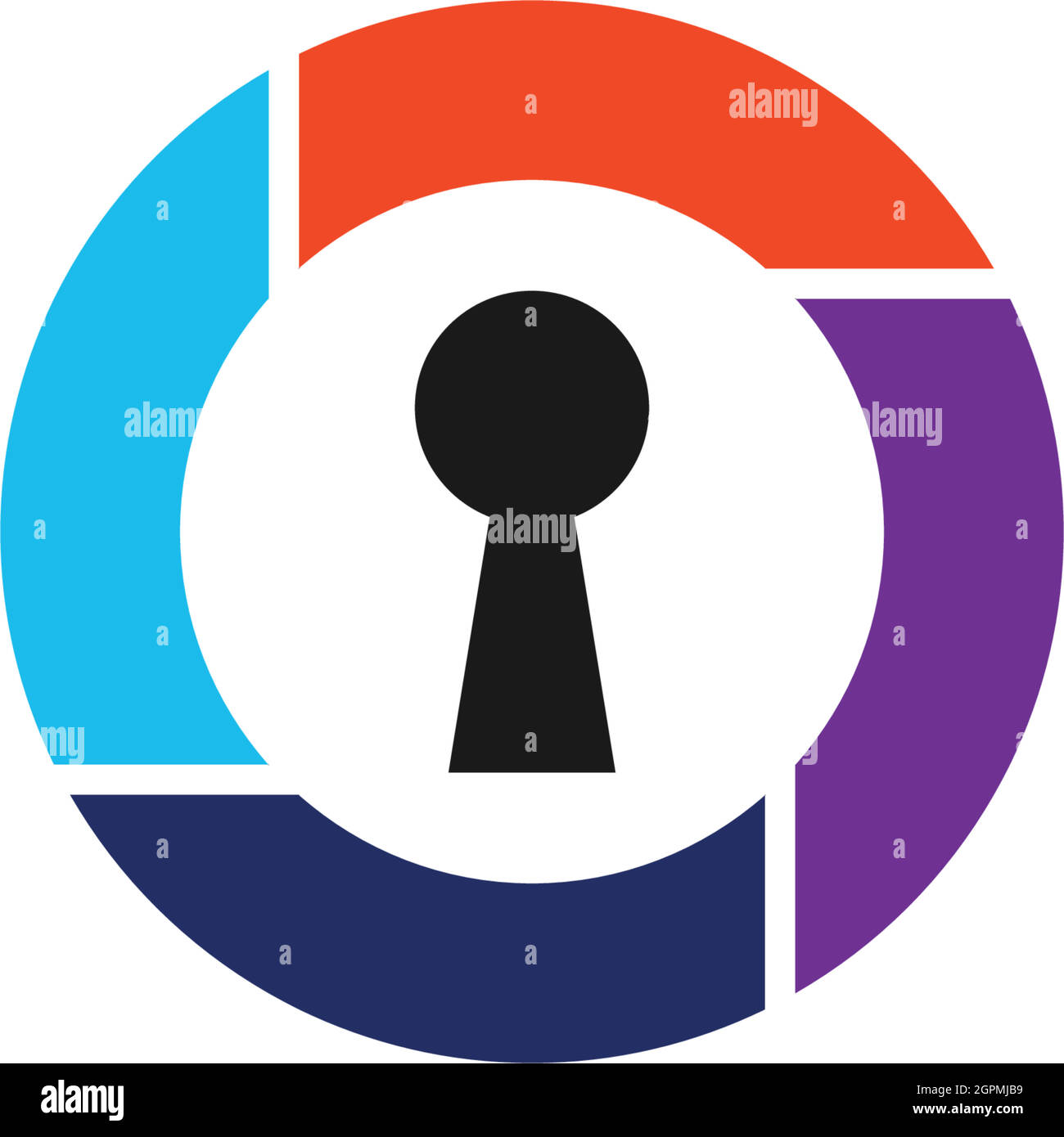 Einfache Vorlage für das Design von Symbolsymbols für Tasten Stock Vektor