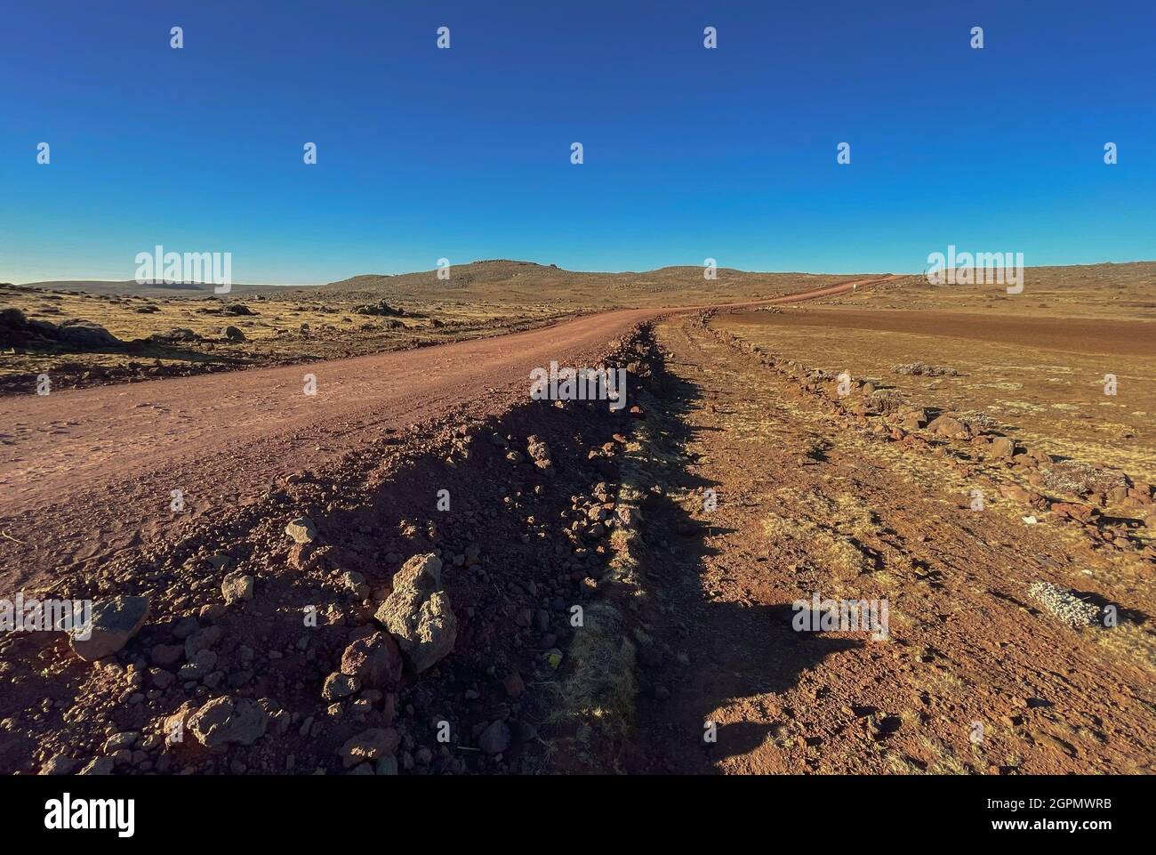 Bale Mountains – wunderschöne, einzigartige Berglandschaft aus dem äthiopischen Great Rift Valley, Äthiopien. Stockfoto