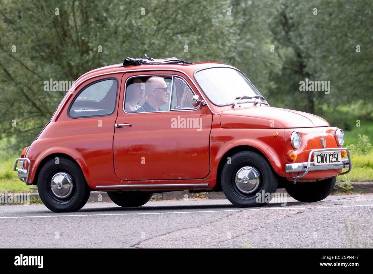 1972 Fiat 500 Oldtimer Stockfoto