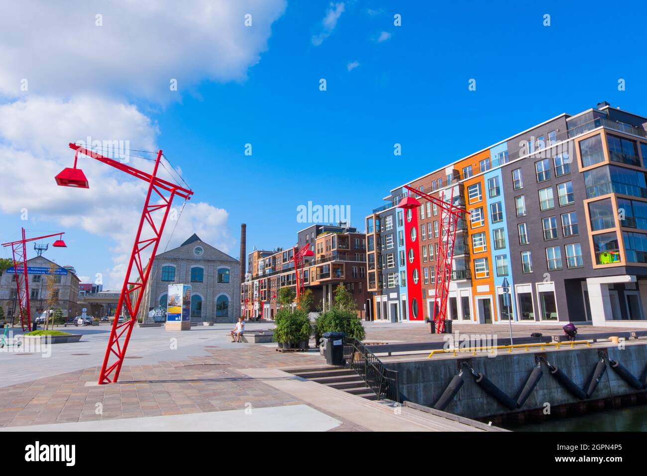 Noblessneri kvartal, Nobblessner Quarter, Tallinn, Estland Stockfoto