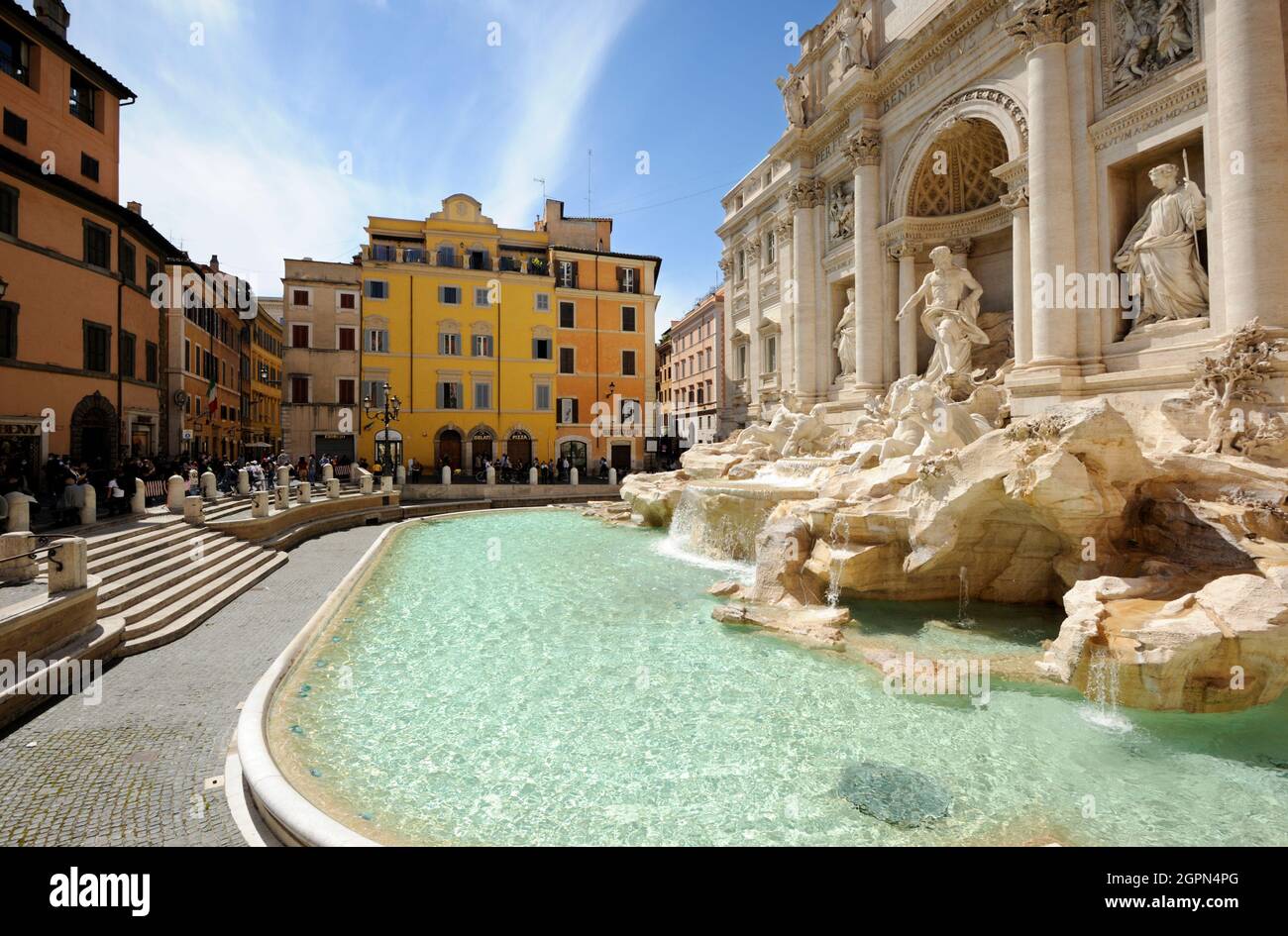 Fontana di Trevi, Rom, Italien Stockfoto