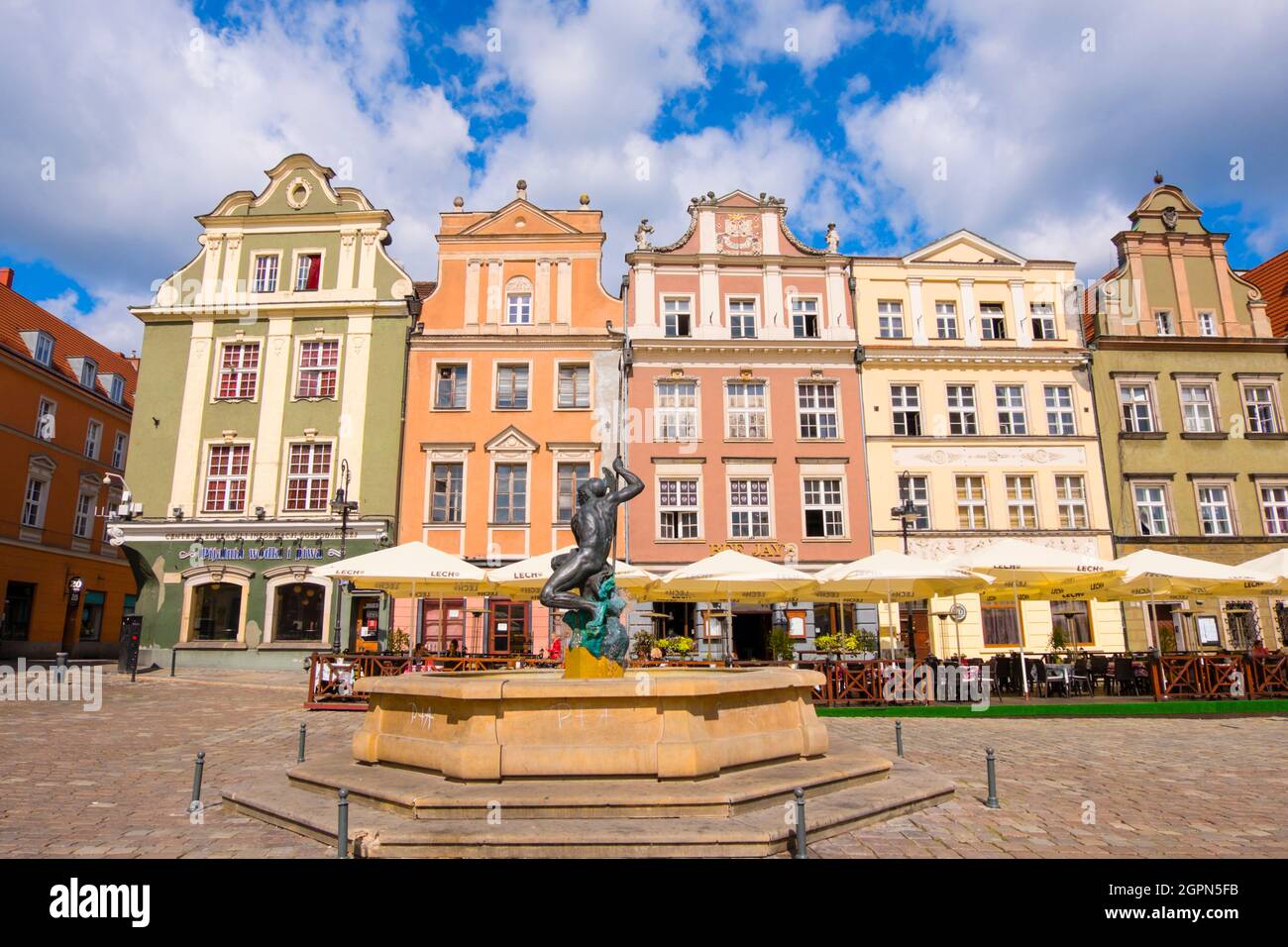 Stary Rynek, Altstädter Ring, Posen, Polen Stockfoto
