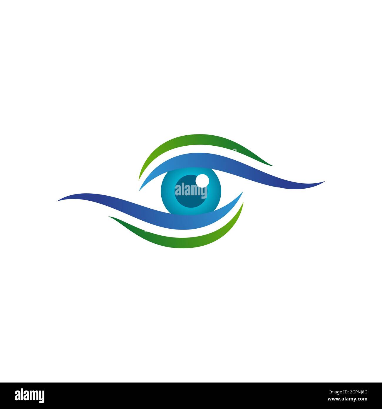 Branding Identität Corporate Eye Care Vektor Icon Design Stockfoto