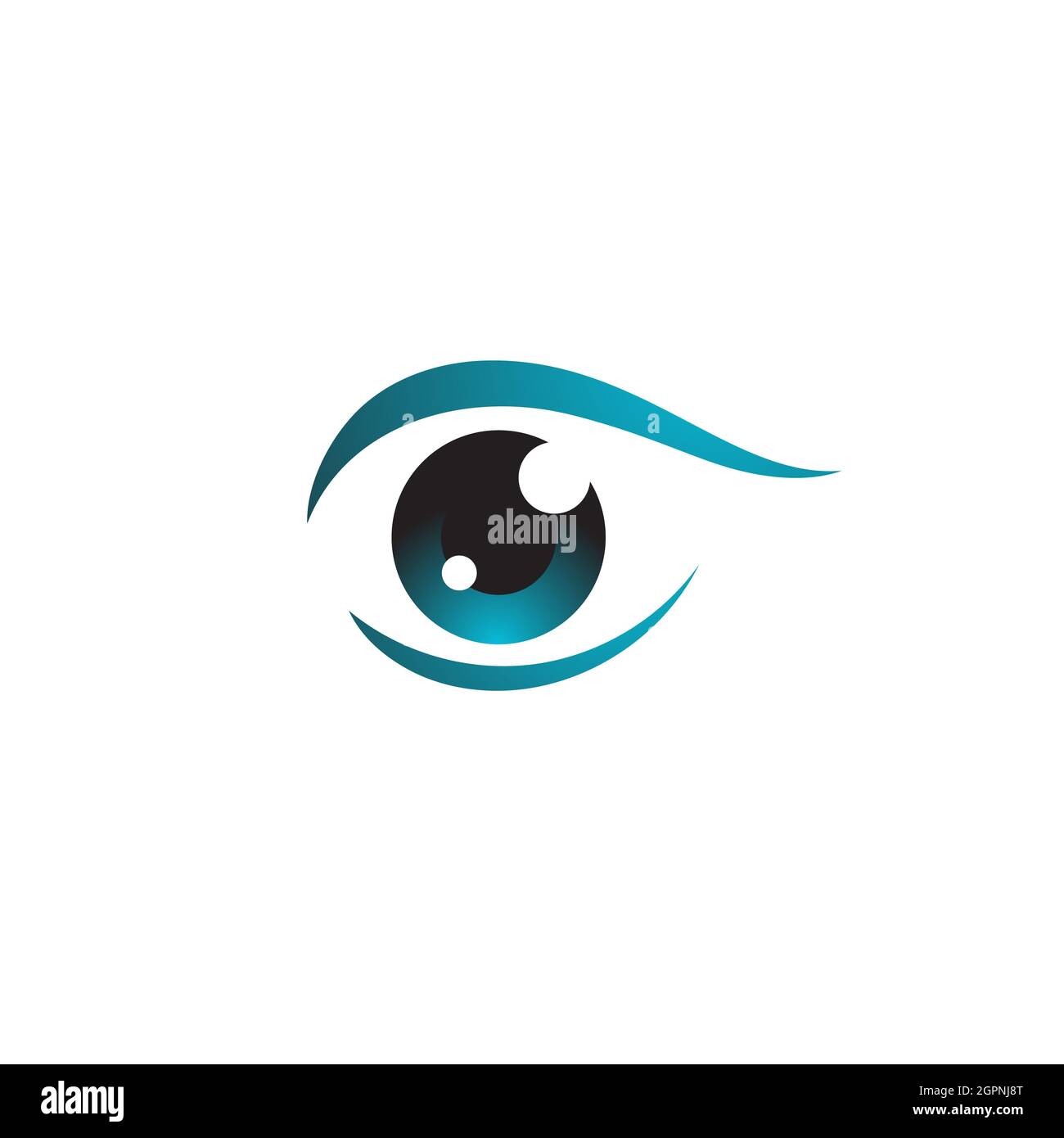 Branding Identität Corporate Eye Care Vektor Icon Design Stockfoto