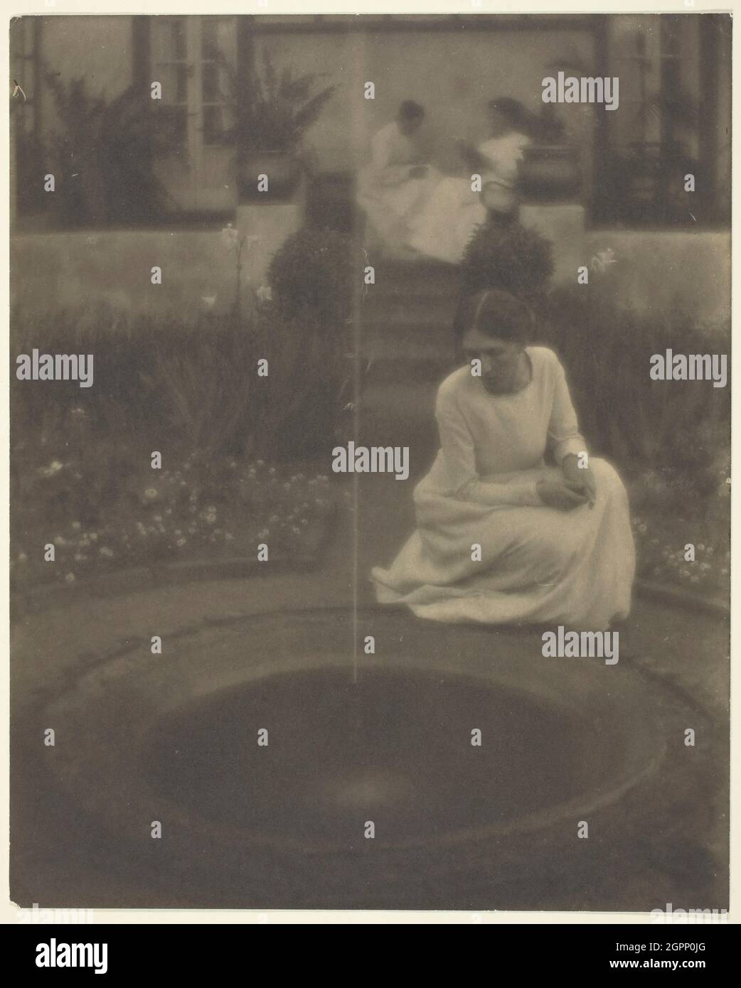 The Fountain, 1905/1906. Platinmuster. Stockfoto
