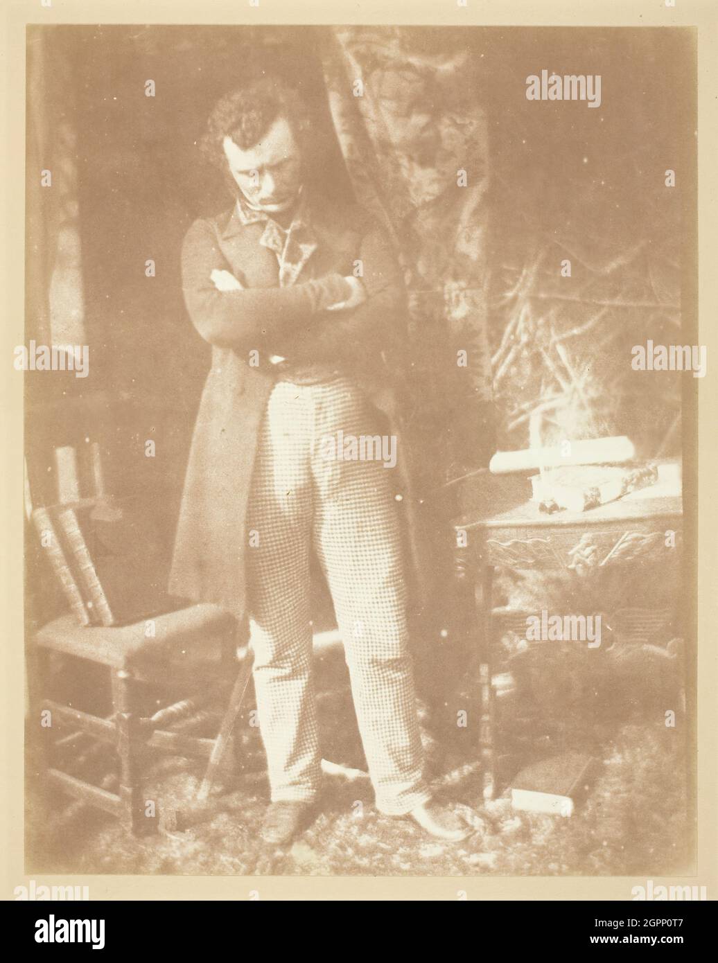 Herr Robertson, Unterherausgeber von „The Witness“, c. 1843/44. [W. Robertson. Unterherausgeber der Zeugenzeitung]. Gesalzener Papierdruck. Stockfoto