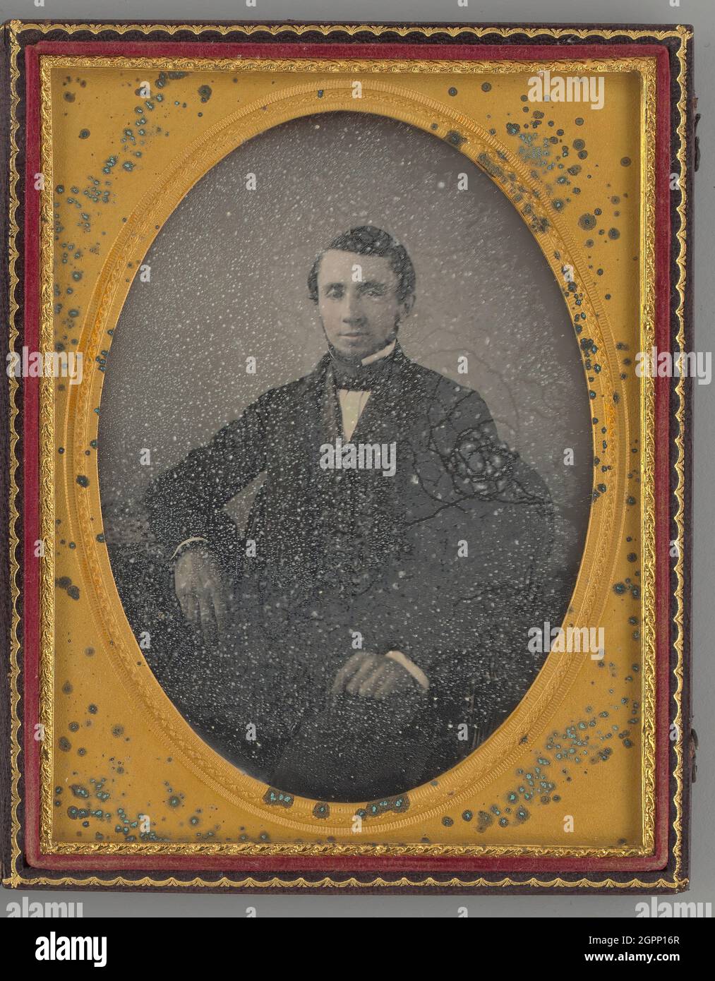 Ohne Titel (Portrait of a man), 1855. Daguerreotyp. Stockfoto