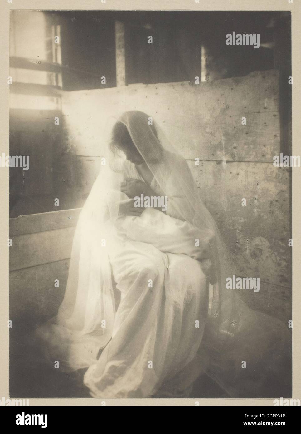 The Manger, 1899. Platinmuster. Stockfoto