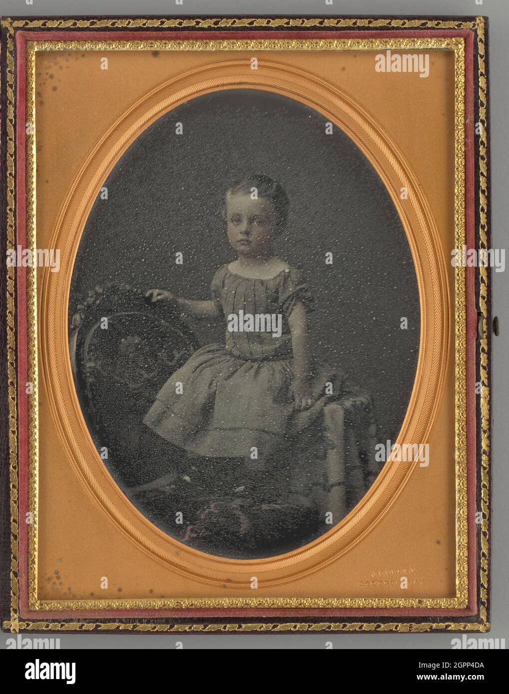 Ohne Titel (Portrait of Child), 1855. Daguerreotyp. Stockfoto