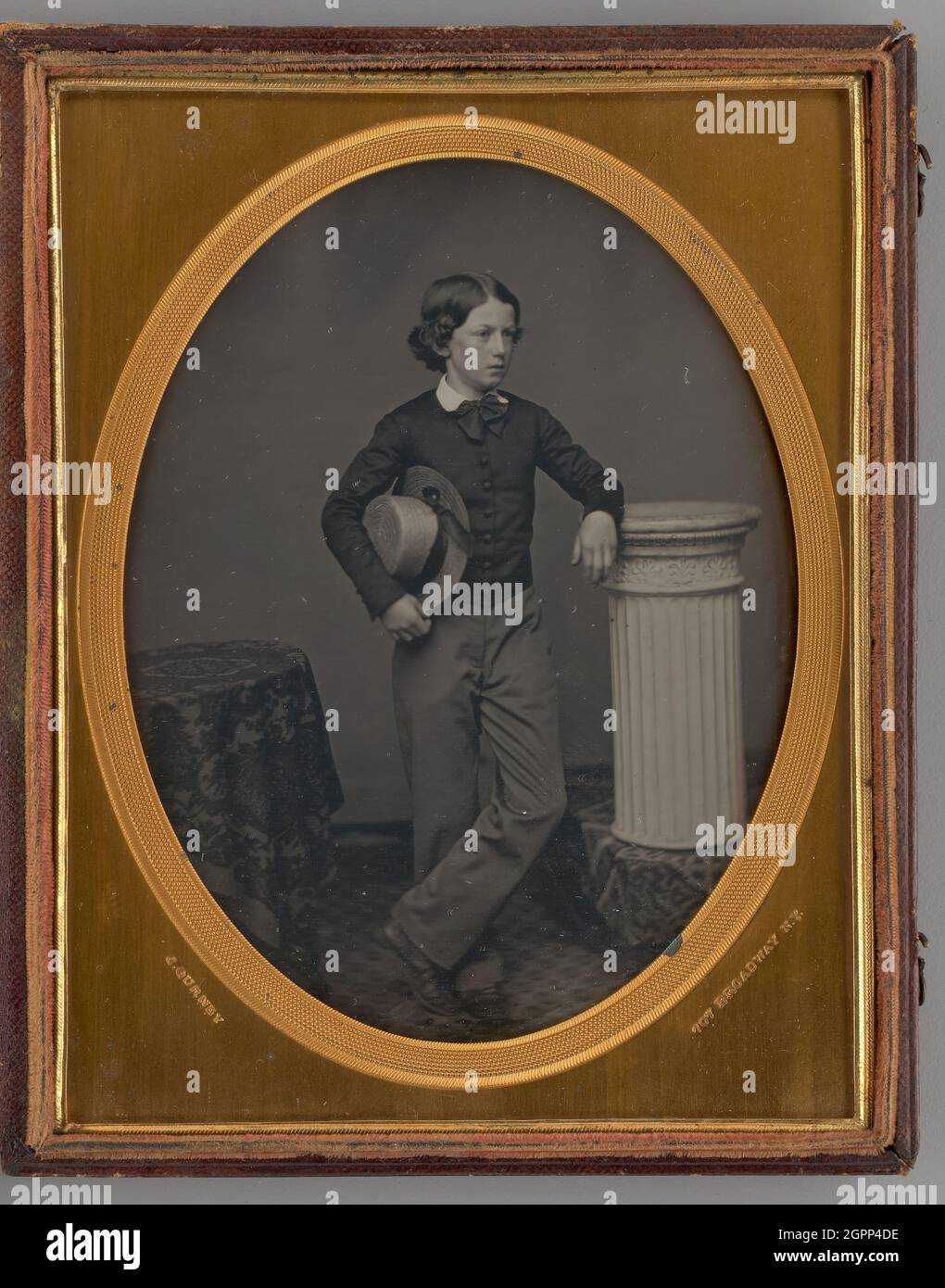 Ohne Titel (Portrait of Standing Boy), 1857. Daguerreotyp. Stockfoto