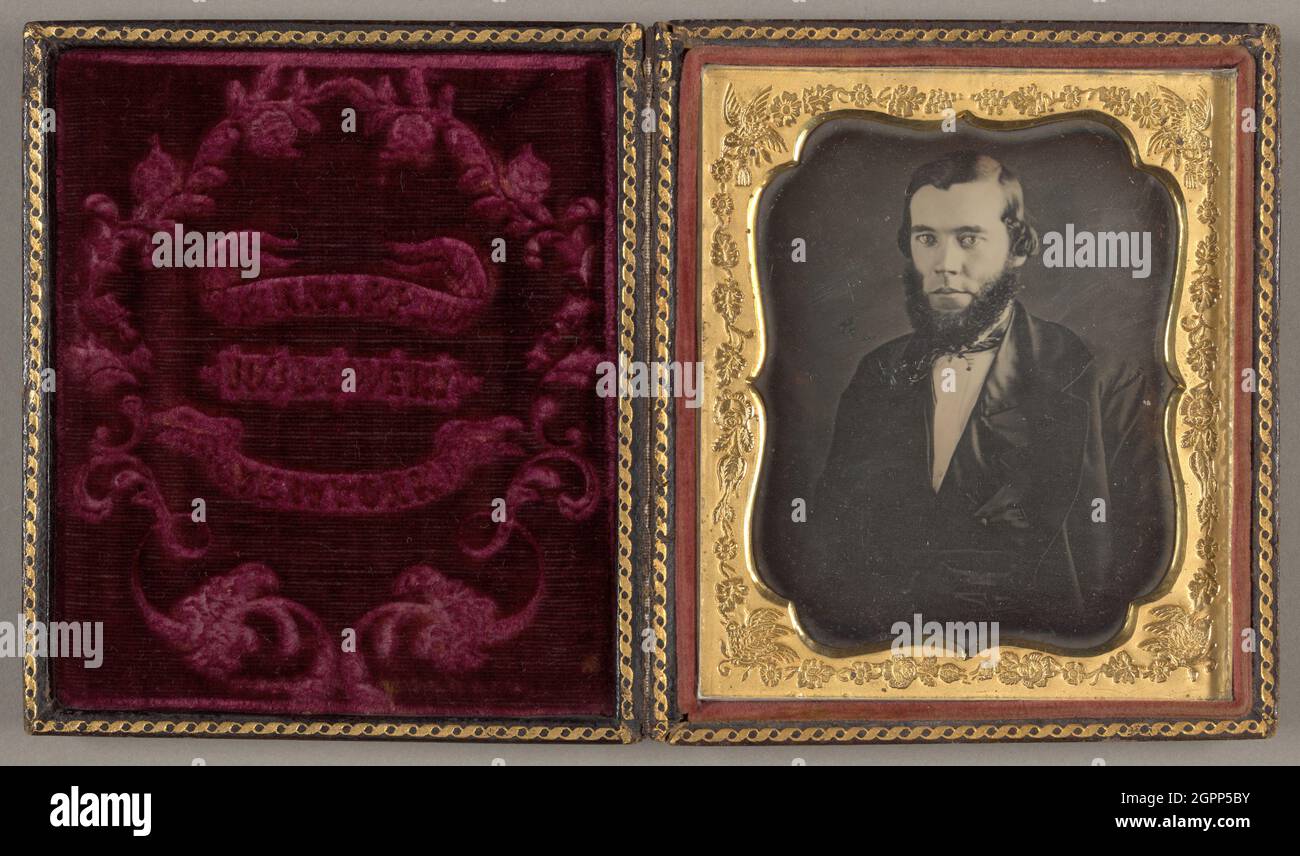 Untitled [Portrait of a man], c. 1850. Daguerreotyp. Stockfoto