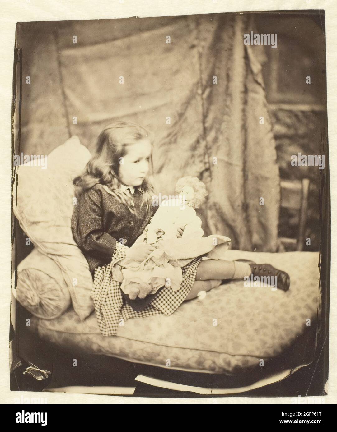 Margaret Frances Langton Clarke, September 1864. Albumin-Druck. Stockfoto