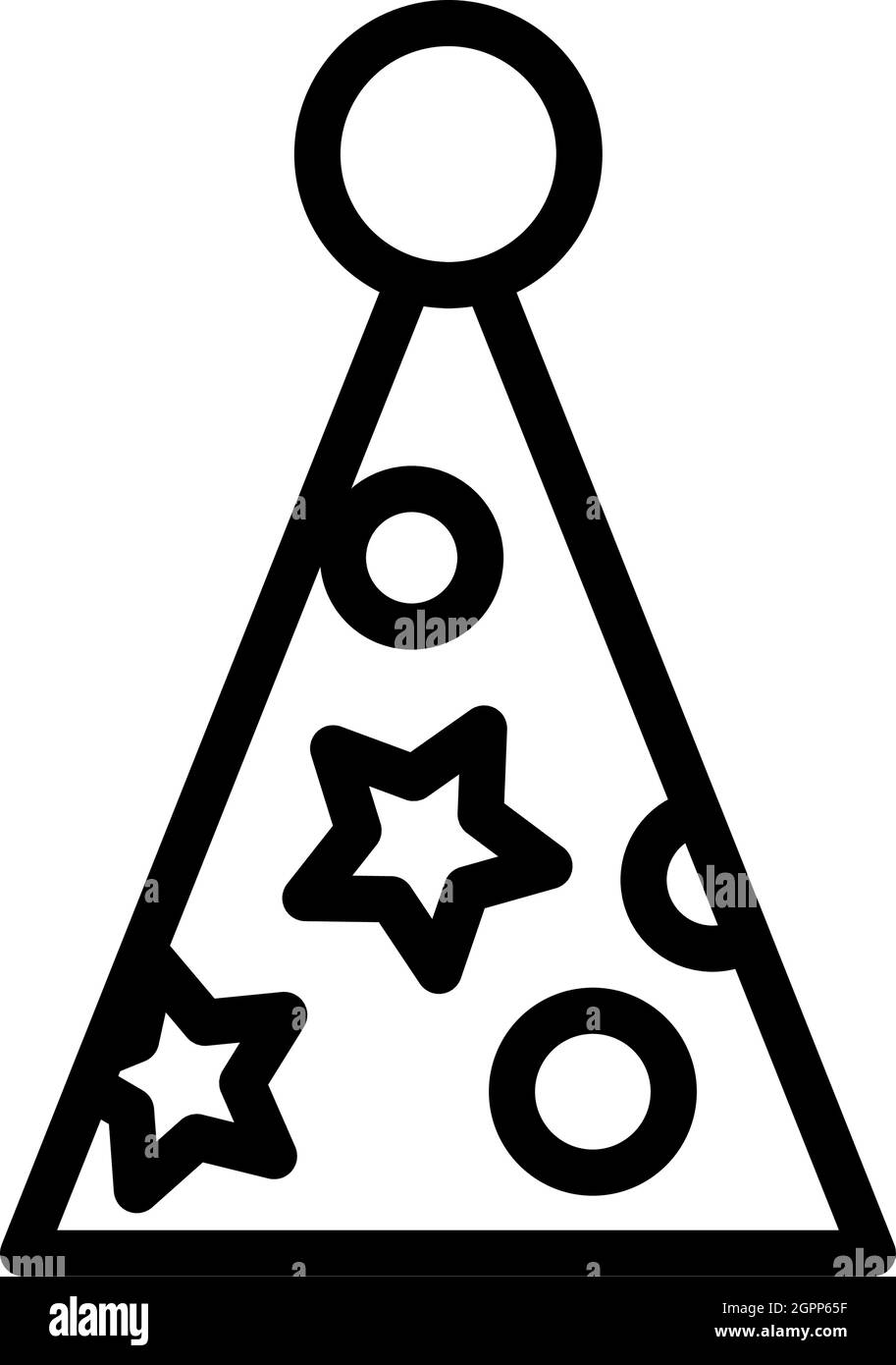 Partyhut-Symbol Stock Vektor
