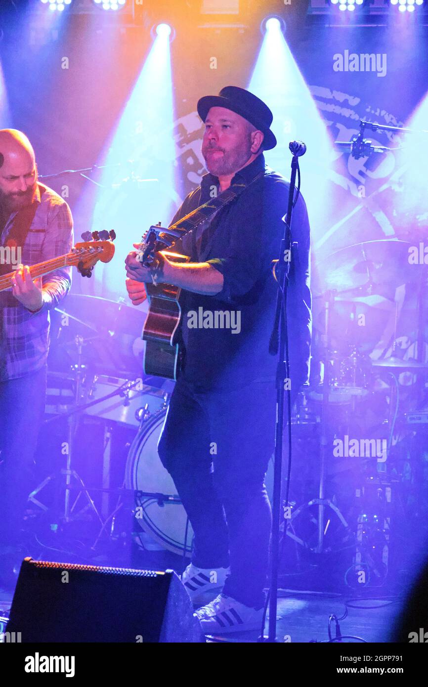 Stuart Landon lebt in der Bodega Nottingham Stockfoto