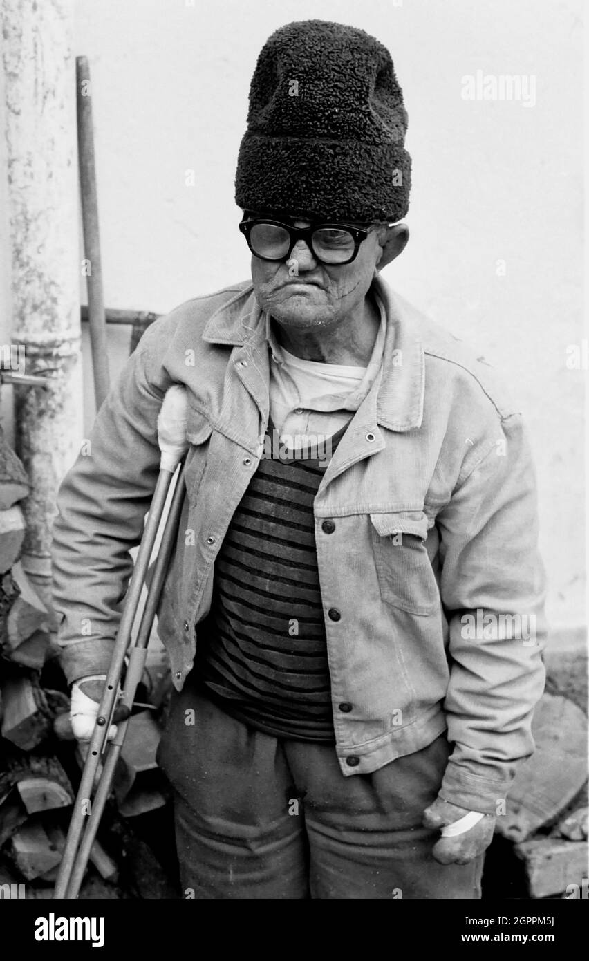 Tichileşti ist eine Leprakolonie in Isaccea, Kreis Tulcea, Rumänien, Stockfoto