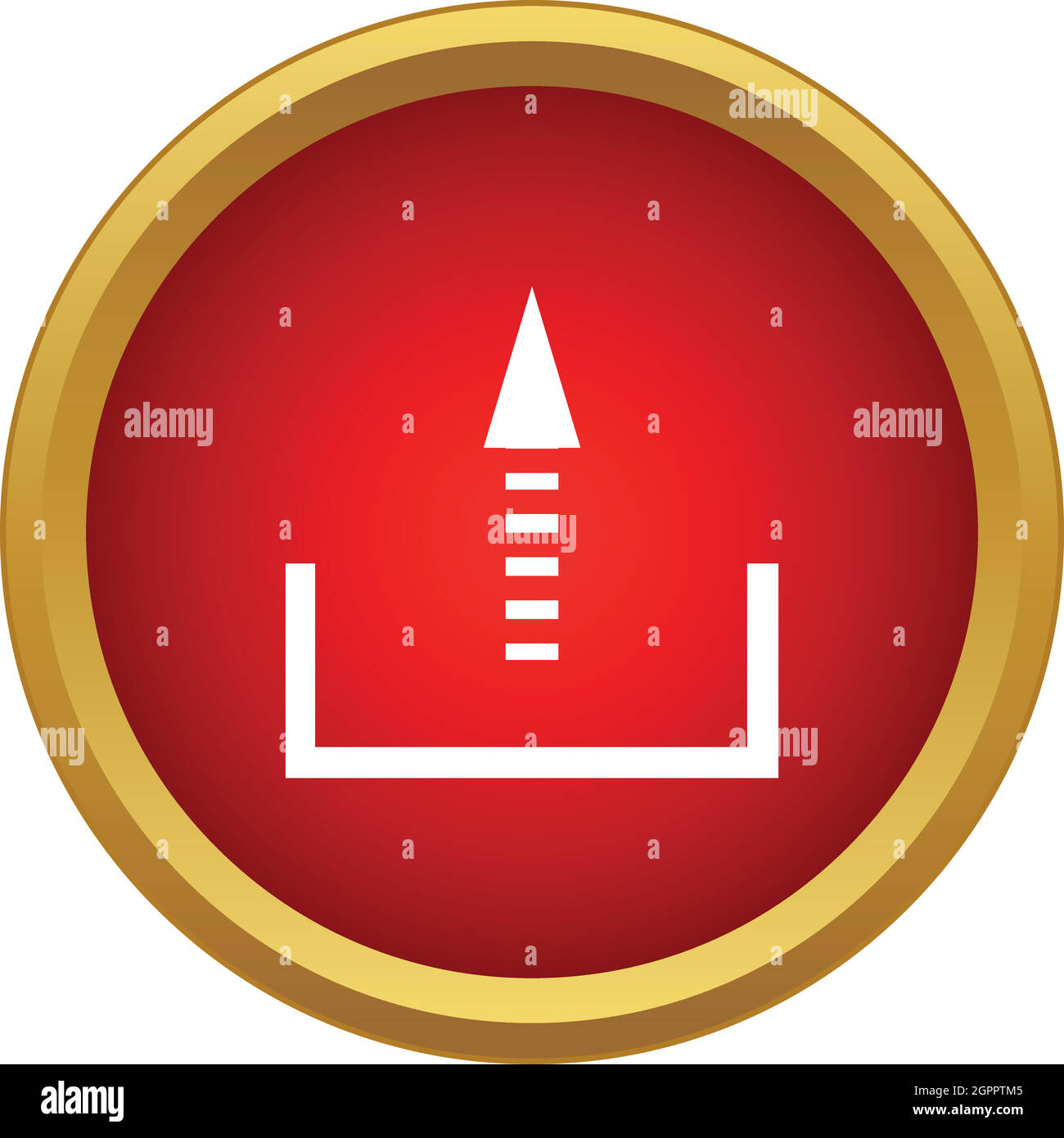 Laden Sie Daten aus einer remote-Speicher-Symbol Stock Vektor