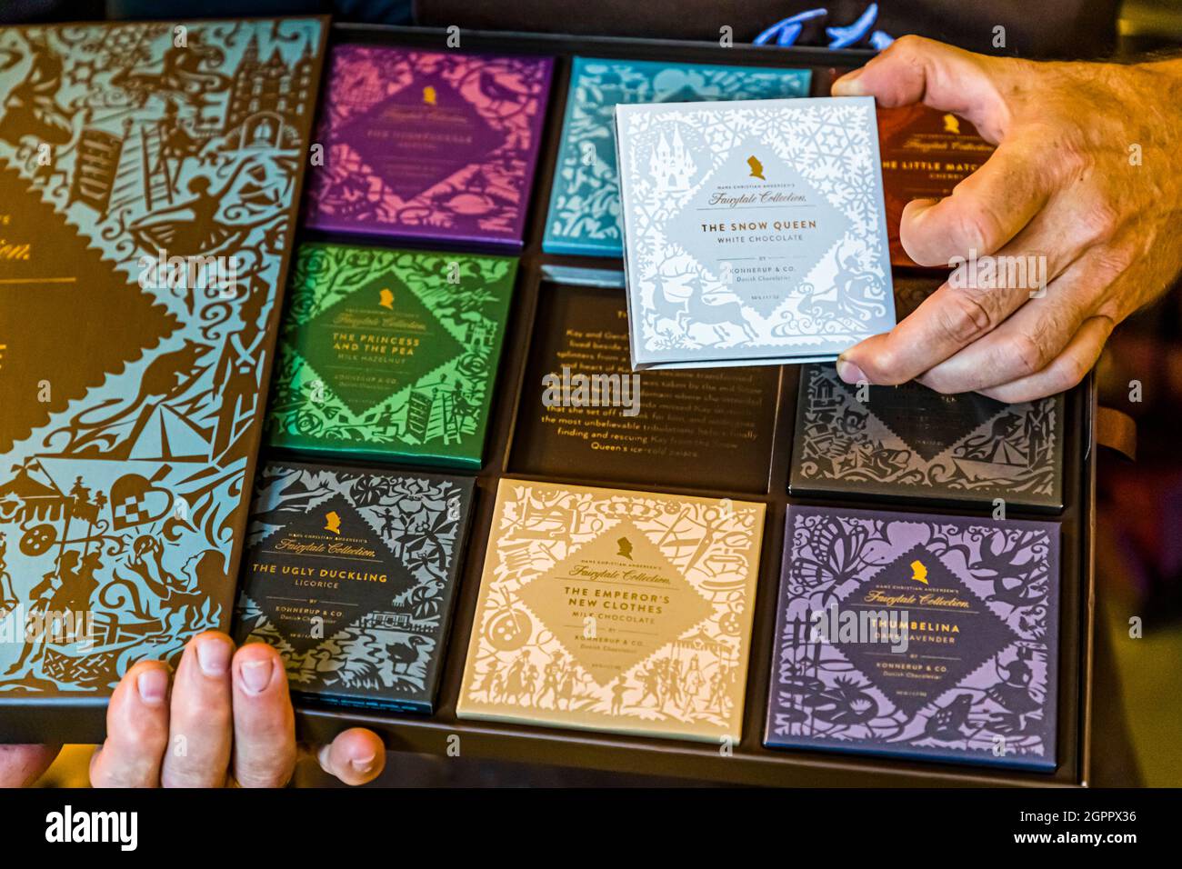 Konnerup Chocolatier in Faaborg-Midtfyn, Dänemark Stockfoto