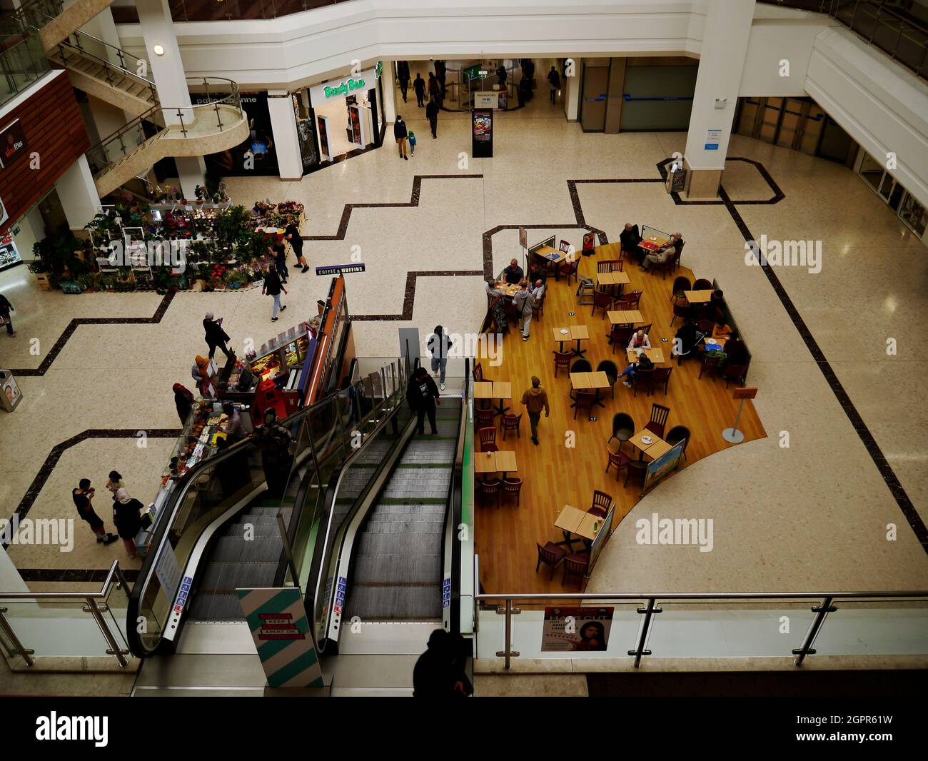 Das Treaty Indoor Shopping Center in Hounslow London, Großbritannien Stockfoto