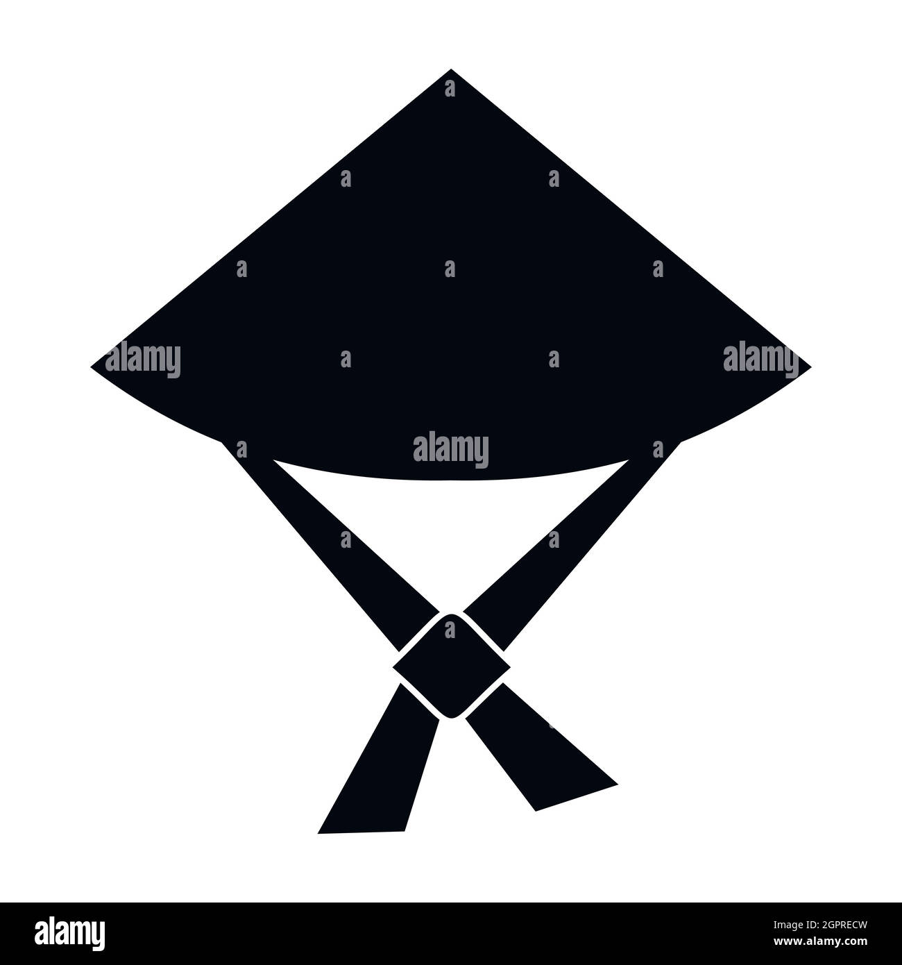 Vietnamesische Hut-Symbol, einfachen Stil Stock Vektor