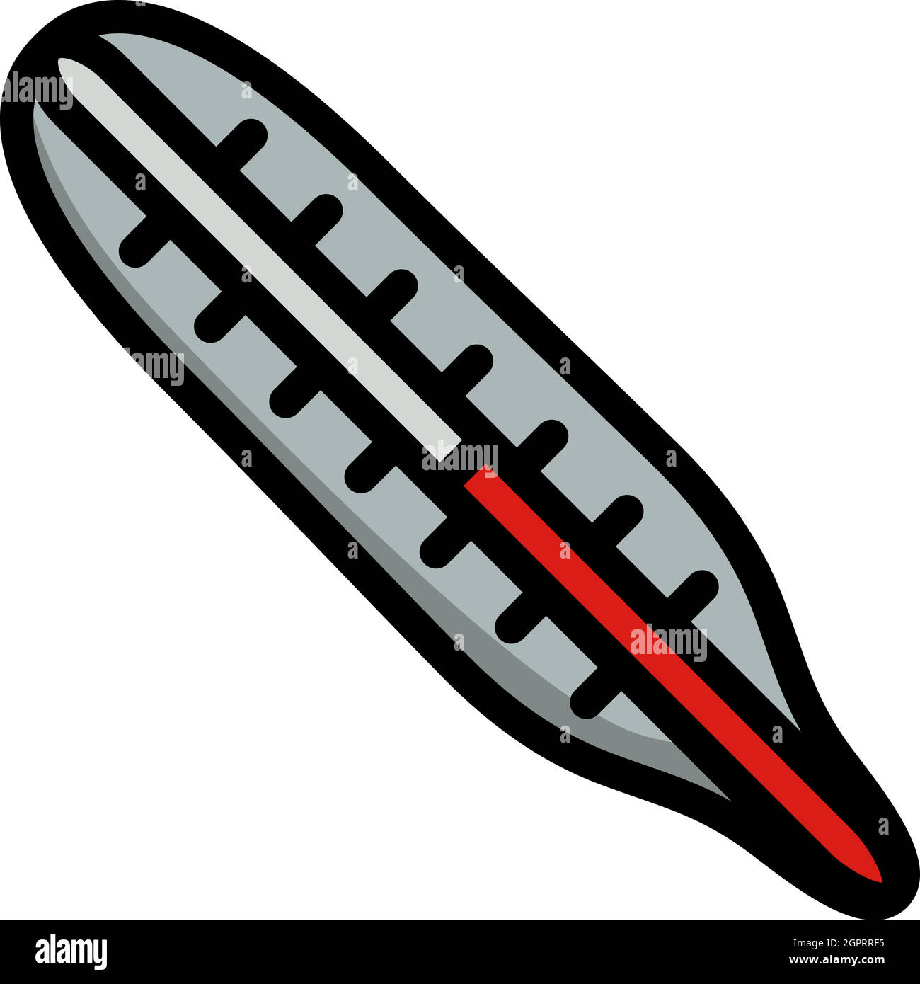 Medizinische Thermometer-Symbol Stock Vektor