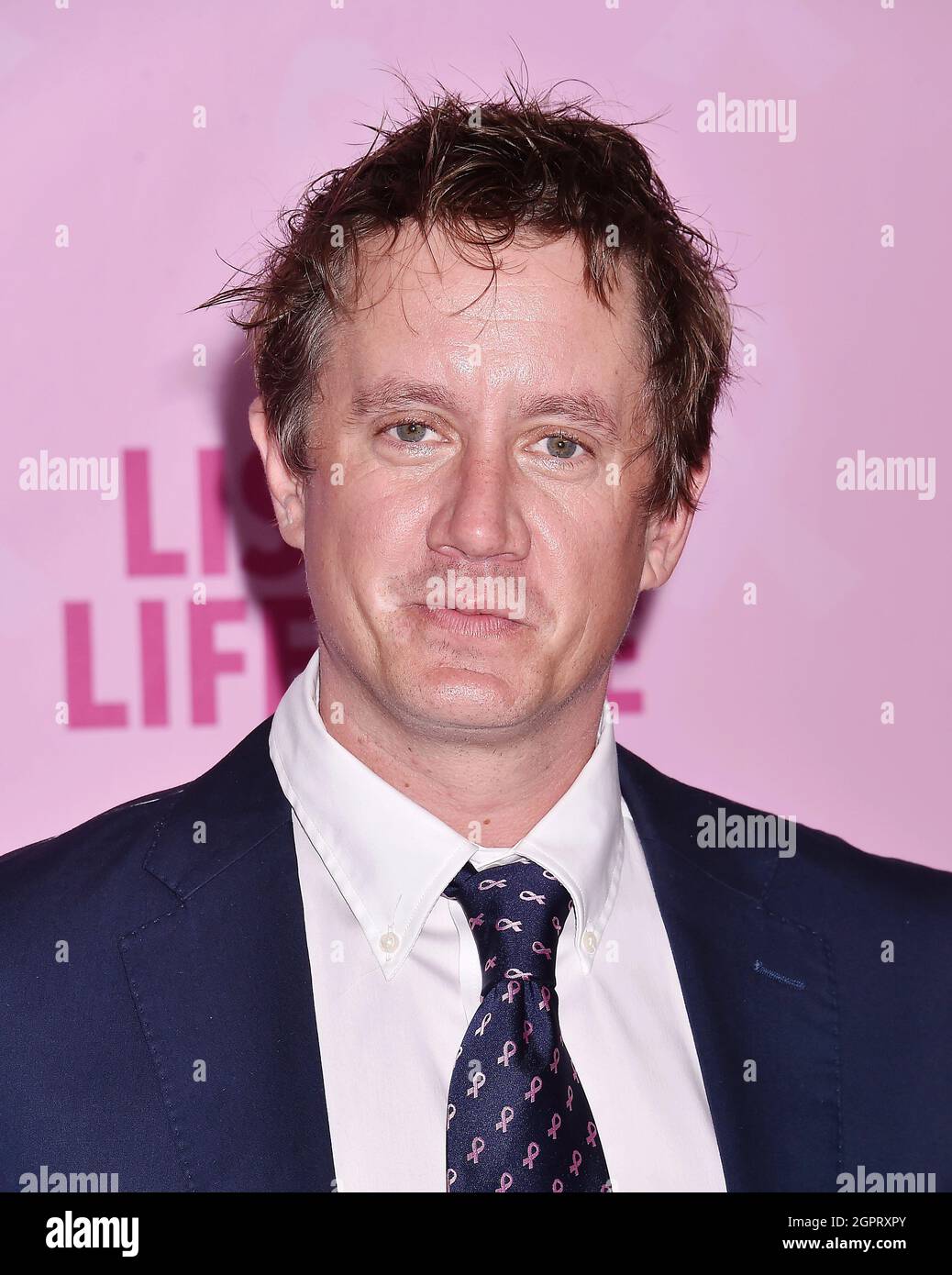 LOS ANGELES, CA - 29. SEPTEMBER: Chad Lindberg nimmt an der Premiere von 'List of a Lifetime' im CGV Cinemas Movie Theatre am 29. September 2021 in L Teil Stockfoto